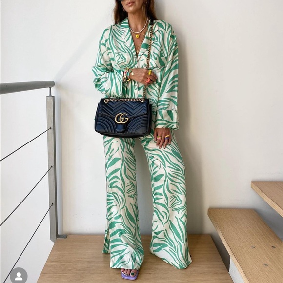 Zara pajama style co-ord set - Picture 1 of 16